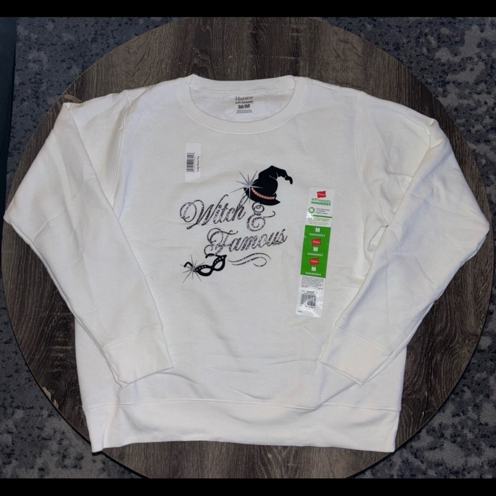 Hanes Women’s Witch & Famous Sweatshirt